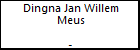 Dingna Jan Willem Meus