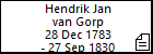 Hendrik Jan van Gorp