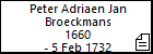 Peter Adriaen Jan Broeckmans