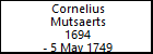 Cornelius Mutsaerts