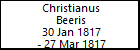 Christianus Beeris