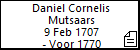 Daniel Cornelis Mutsaars