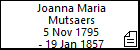Joanna Maria Mutsaers