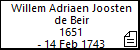 Willem Adriaen Joosten de Beir