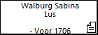 Walburg Sabina Lus