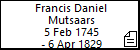 Francis Daniel Mutsaars