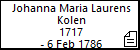 Johanna Maria Laurens Kolen