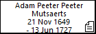 Adam Peeter Peeter Mutsaerts