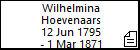 Wilhelmina Hoevenaars