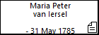 Maria Peter van Iersel