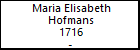 Maria Elisabeth Hofmans