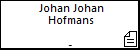 Johan Johan Hofmans