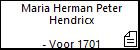 Maria Herman Peter Hendricx