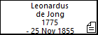Leonardus de Jong