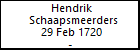 Hendrik Schaapsmeerders