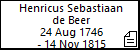 Henricus Sebastiaan de Beer