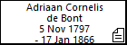 Adriaan Cornelis de Bont