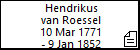Hendrikus van Roessel