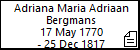 Adriana Maria Adriaan Bergmans