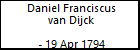 Daniel Franciscus van Dijck