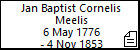 Jan Baptist Cornelis Meelis