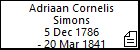 Adriaan Cornelis Simons