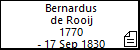 Bernardus de Rooij