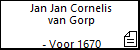 Jan Jan Cornelis van Gorp