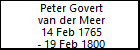 Peter Govert van der Meer