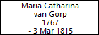 Maria Catharina van Gorp