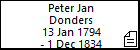 Peter Jan Donders